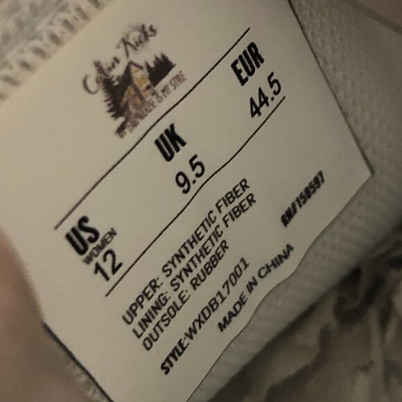 CABIN KICKS Sneakers Women's Size US12 Graceful Gray Slip On Shoes - Picture 9 of 14